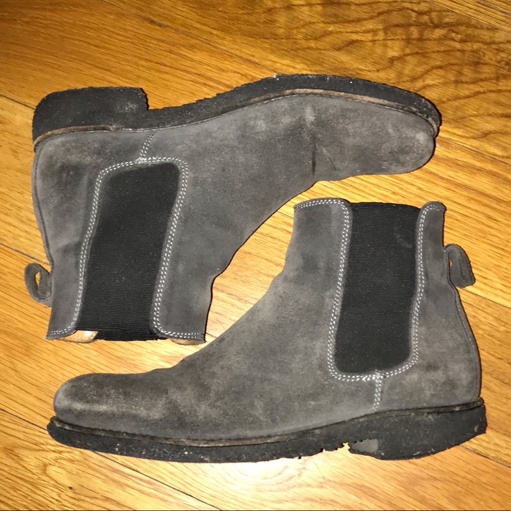 LORDYA Washed Black Chelsea Boots Size 9.5 / 42-43
